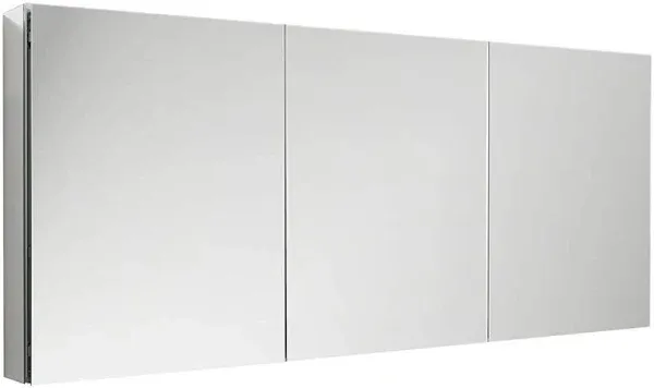 Fresca 60" Wide x 36" Tall Bathroom Medicine Cabinet W/Mirrors FMC8020