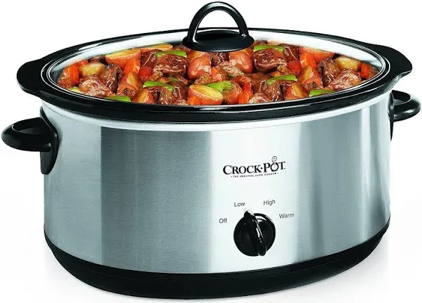 Crock-Pot 7qt Manual Slow Cooker - Silver SCV700-SS