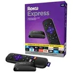 Roku 3960RW Express HD Streaming Device - with High-Speed HDMI Cable, Simple Remote & Fast Wi-Fi