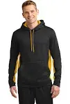 Sport-Tek Men's ST235 Sport-Wick Fleece Colorblock Hooded Pullover