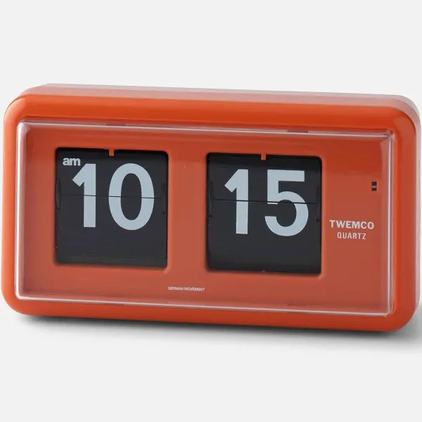 TWEMCO Retro Flip Clock QT30T White