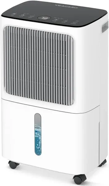 VEAGASO Max 34 Pint Dehumidifier with Drain Hose