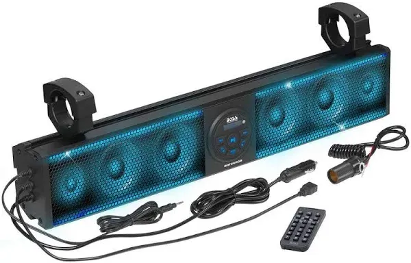 BOSS Audio Systems BRT26RGB ATV UTV Sound Bar System Multi Color Bluetooth