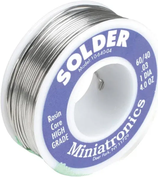 Miniatronics Rosin Core Solder 60/40