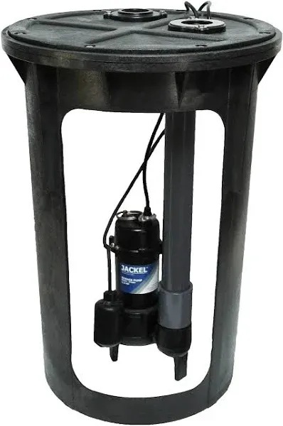 Jackel 1/2 HP 6420 GPH Cast Iron Sewage System