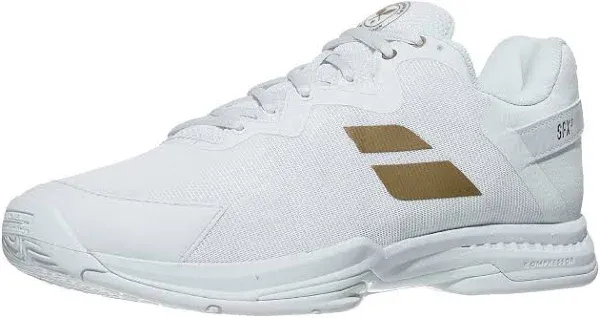 Babolat Men's SFX 3 All Court Wimbledon Tennis Shoes White Gold