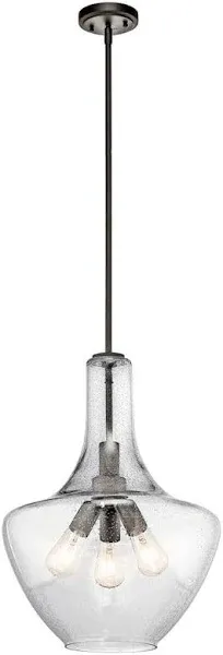 Kichler Everly 3 Light 16 Inch Pendant in Olde Bronze 42190OZ