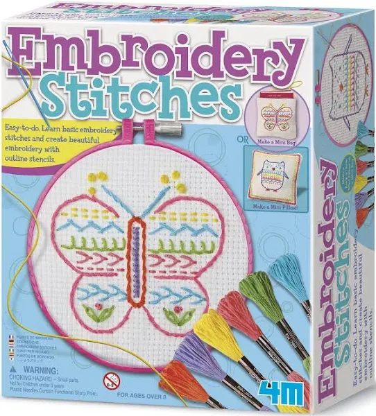 4M Embroidery Stitches Kit