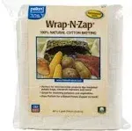 Pellon Interfacing Bulk Buy (2-Pack) Wrap N Zap Pure Natural Cotton Batting 45 inch x 36 inch WZ-45