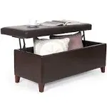 Homebeez Lift Top Storage Ottoman Bench