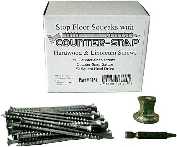 O'Berry Enterprises Squeeeeek No More Counter Snapat Joist Only Starter Pack Kit 3154