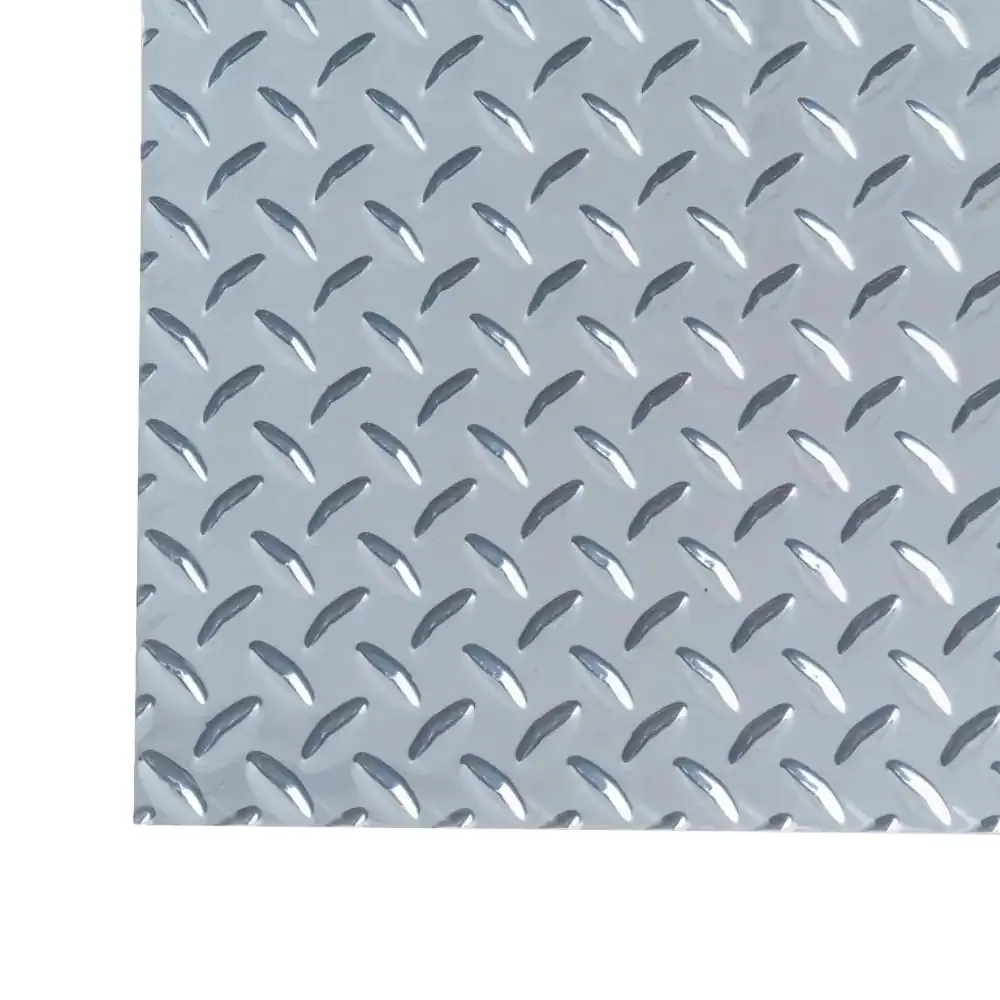 M-d Building Products 1 ft. x 1 ft. Diamond Tread Weight Aluminum Sheet