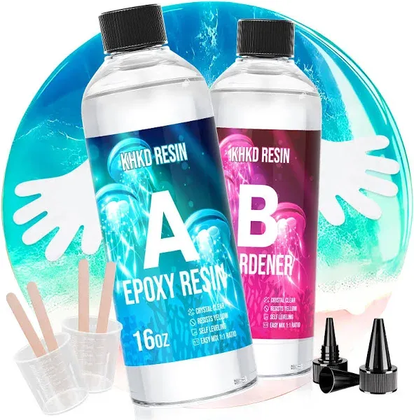 KHKD Resin Crystal Clear Epoxy Resin Kit