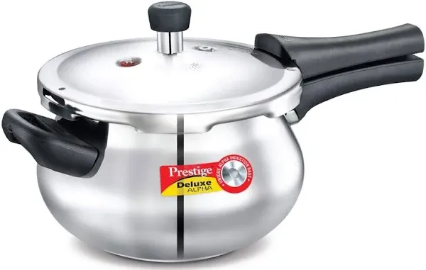 Stainless Steel Pressure Cooker 3.3Litres Silver