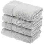 Madison Egyptian Cotton Pile Plush Heavyweight Hand Towel Set of 4