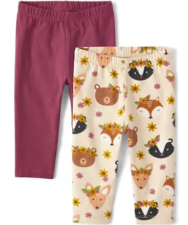 The Children's Place Baby Girls' and Newborn Knit Pull on Pants