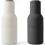 Menu Bottle Grinder Set of 2 - Carbon / Ash / Walnut Lid