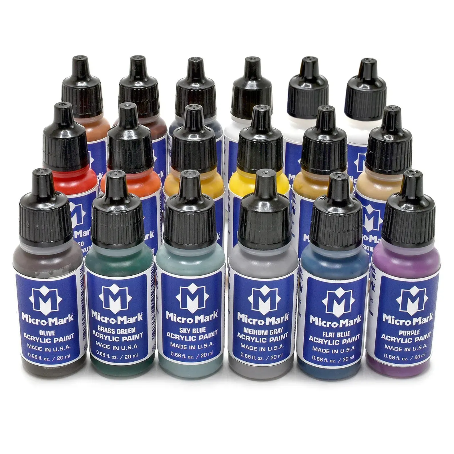 Micro-Mark Basic Color Paint Set