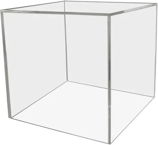 12" Square Acrylic Retail Display Box