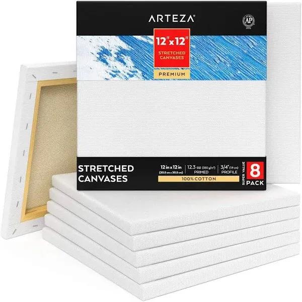 Arteza Stretched Canvas