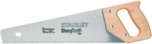 Stanley - 15-334 - SharpTooth 15 in. Carbon Steel Specialty Tool Box Saw 8 TPI 1/pc.