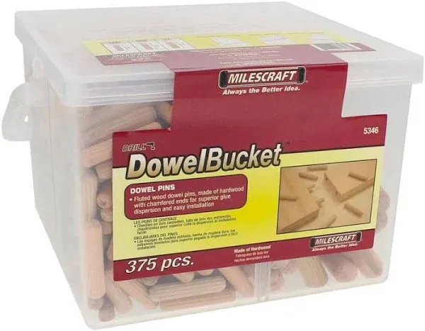 Milescraft Dowel Bucket