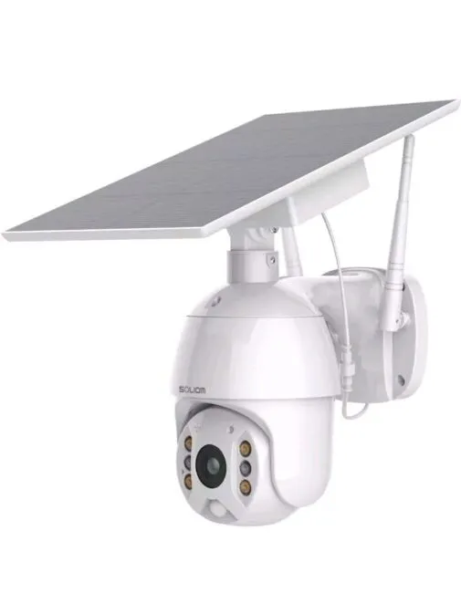 HisterX Solar WiFi Outdoor Home Security Camera