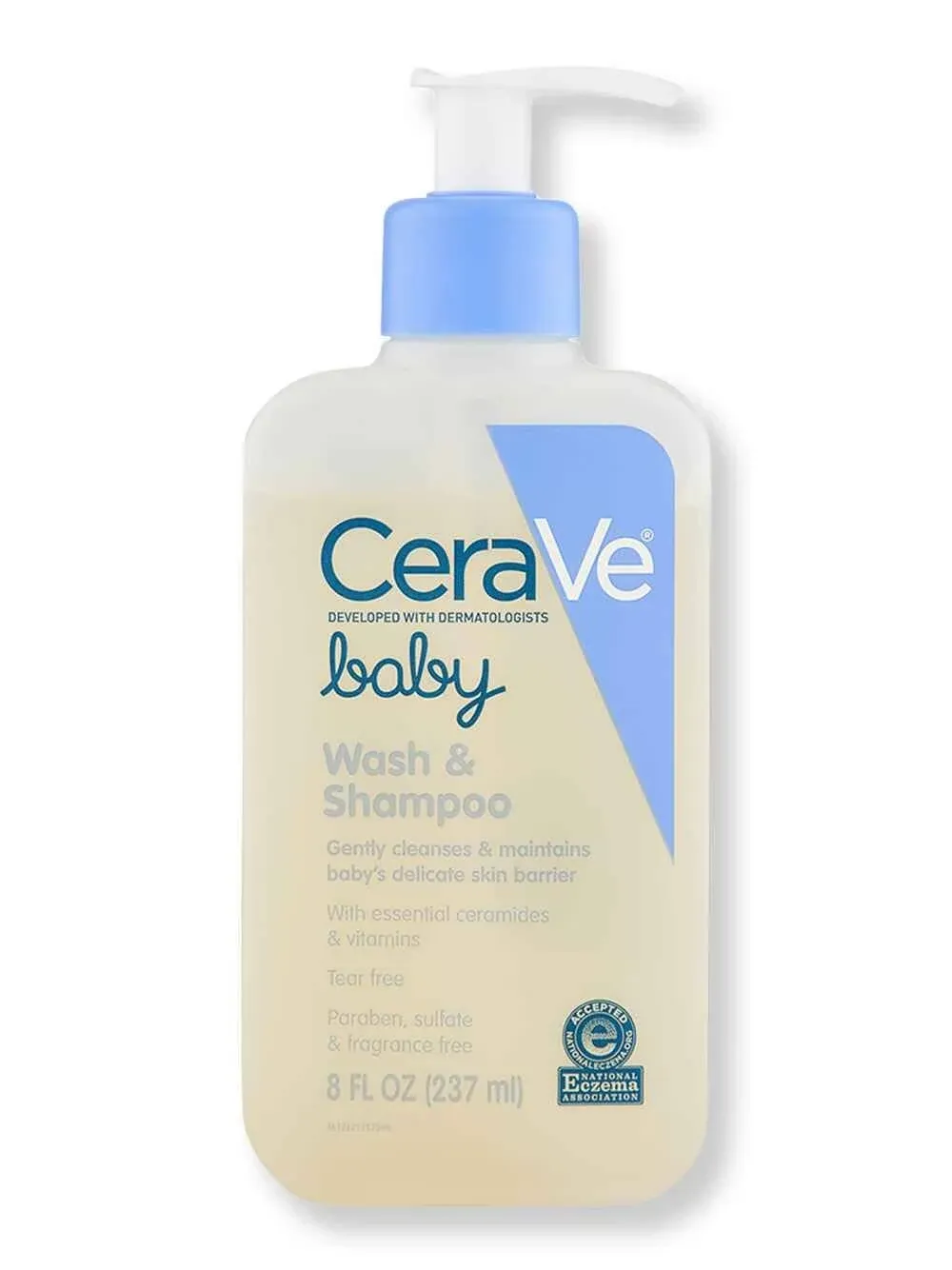 Cerave Wash & Shampoo, Baby - 8 fl oz