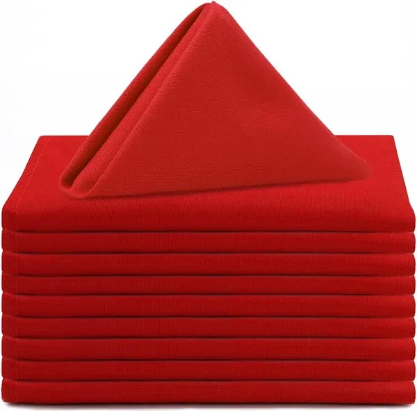 20" Polyester Cloth Dinner Napkins (Pack of 10)