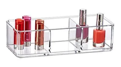 Amazing Abby Glamour 3-Compartment Makeup Organizer