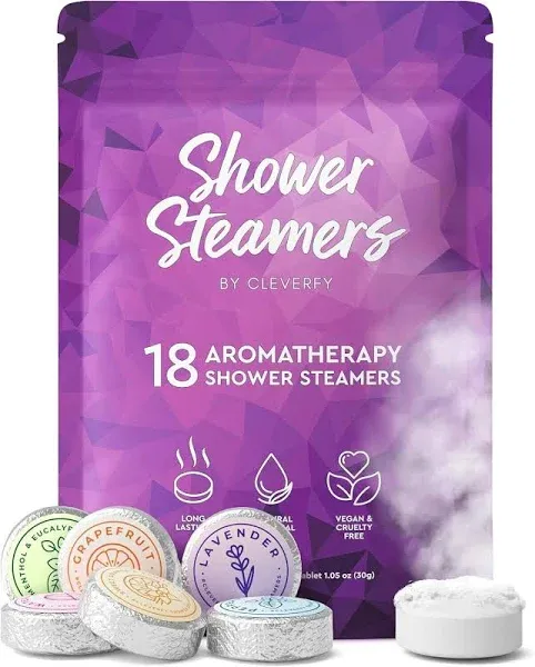 Shower Steamers Aromatherapy - 18 Pack of Shower Bombs with Essential Oils