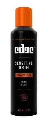 EDGE Sensitive Skin Shave Gel, Travel Size, 2.75 Ounce