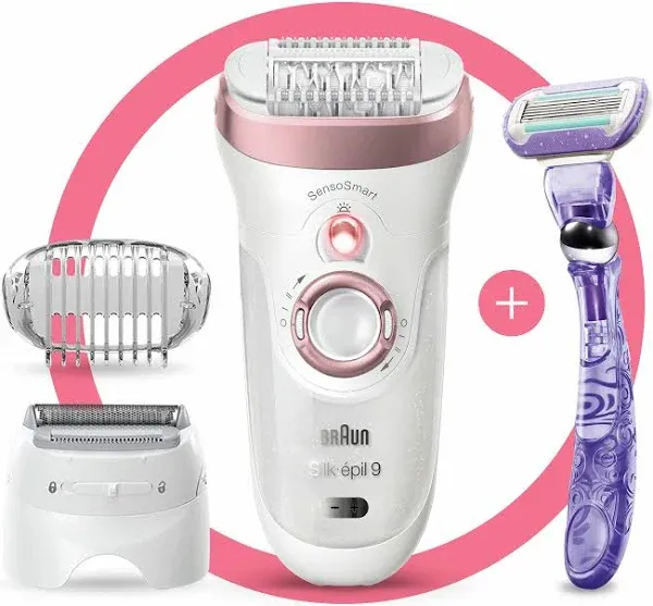 Braun Epilator Silk-épil 9 9-870 Facial Hair Removal for Women