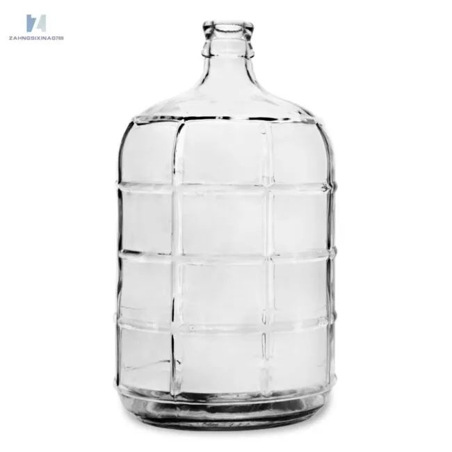 Geo Sports Bottles 3 Gallon Round Glass Carboy Fits 30mm Cork Finish or 55mm Pus