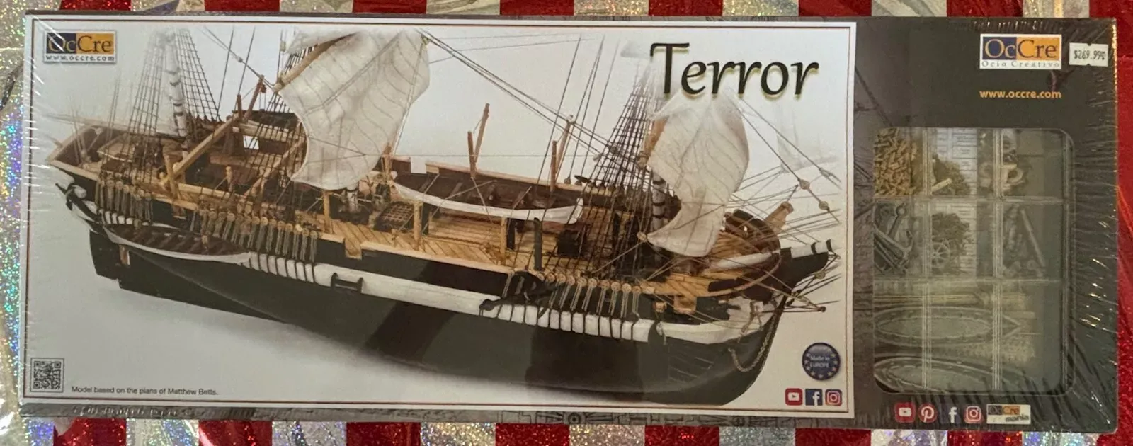 OcCre Kit #12004: Wood Ship Model Kit HMS &#034;Terror&#034;