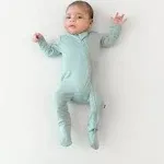 Kyte Baby Zippered Footie 12-18M / Sage