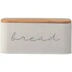 Bloomingville Metal Bread Bin with Bamboo Lid