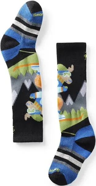 Smartwool Junior Wintersport Full Cushion Mountain Moose Pattern OTC Socks