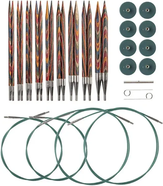 Knit Picks Painted Options Wood Interchangeable Knitting Needle Set