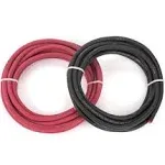 EWCS 2 Gauge Premium Extra Flexible Welding Cable 600 Volt Combo Pack - Black+Red - 15 Feet of Each Color - Made in The USA