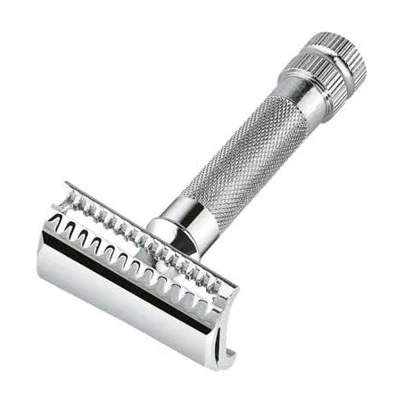 Merkur 37C Safety Razor - Slant Bar - Chrome