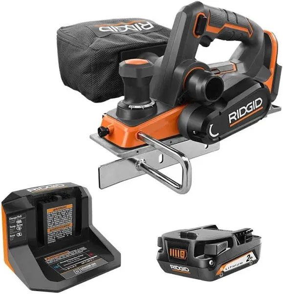 RIDGID 18V OCTANE Brushless Cordless 3-1/4 in. Hand Planer with Dust Bag