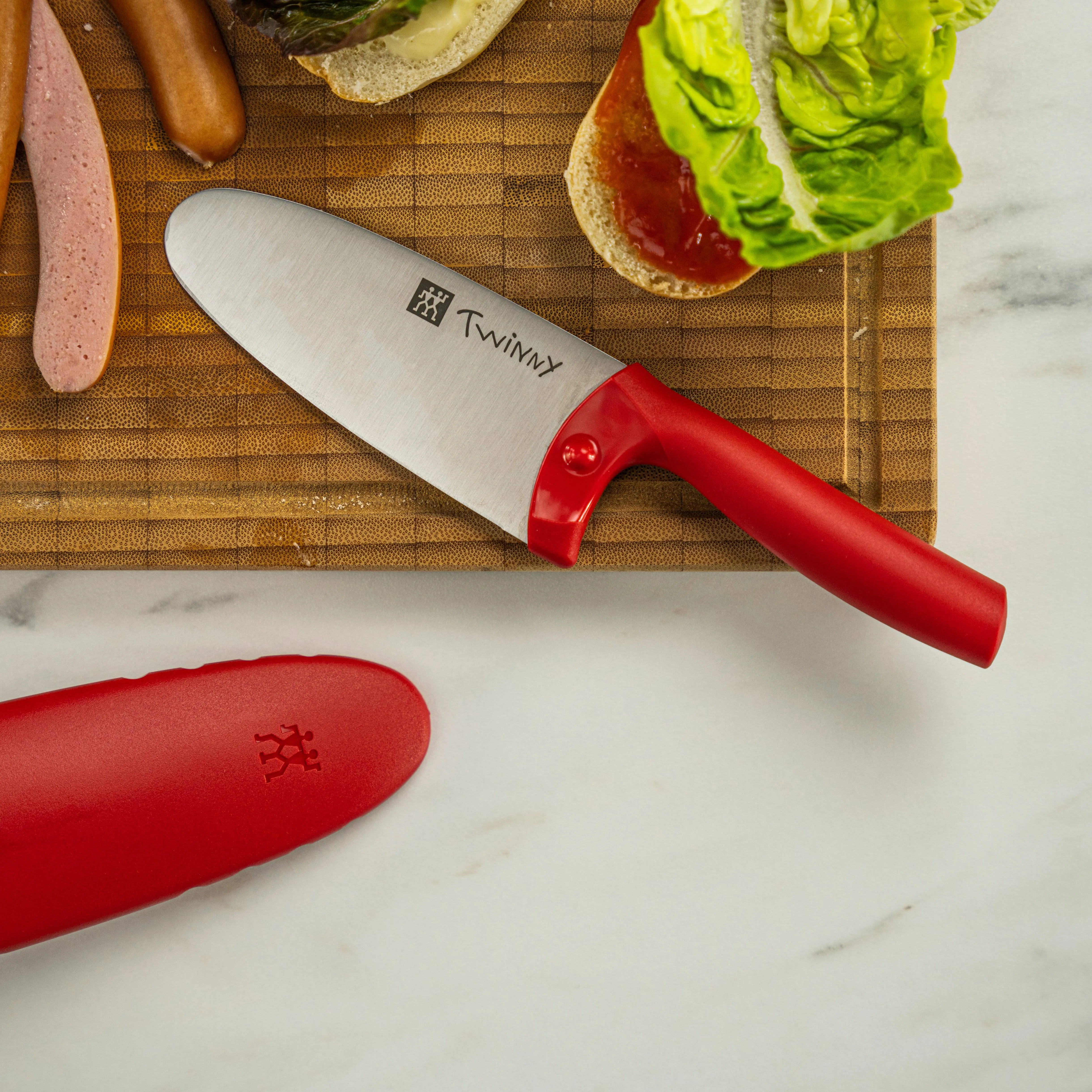 ZWILLING J.A. HENCKELS Twinny Kids Chef Knife Red - Red