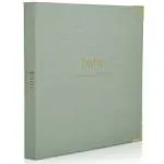 Keepsake Baby Memory Book for Boys and Girls – Timeless First 5 Year Sage Green