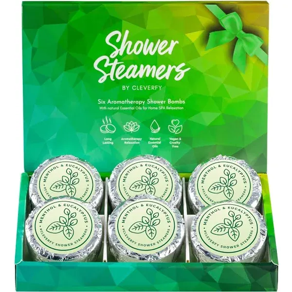 Cleverfy Shower Steamers Aromatherapy Pack of 6