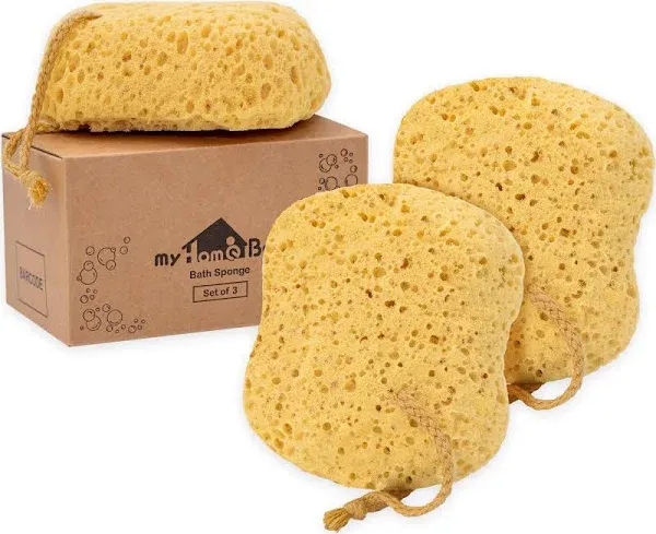 myHomeBody Premium Bath Sponge Foam Loofah Sponge Body Sponge for Shower