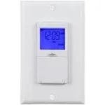 Century 7 Day Programmable In-Wall Timer Switch for Lights, Fans and Motors , Single Pole and 3 Way