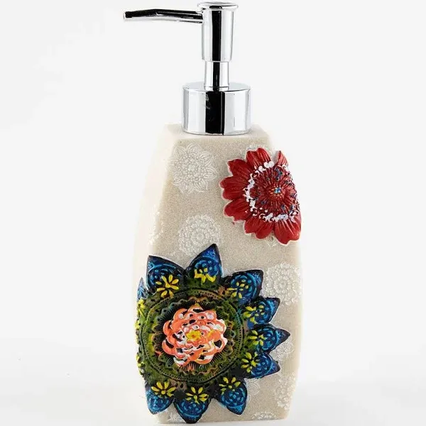 LTD Commodities Floral Blossoms Bathroom Collection Soap/Lotion Pump