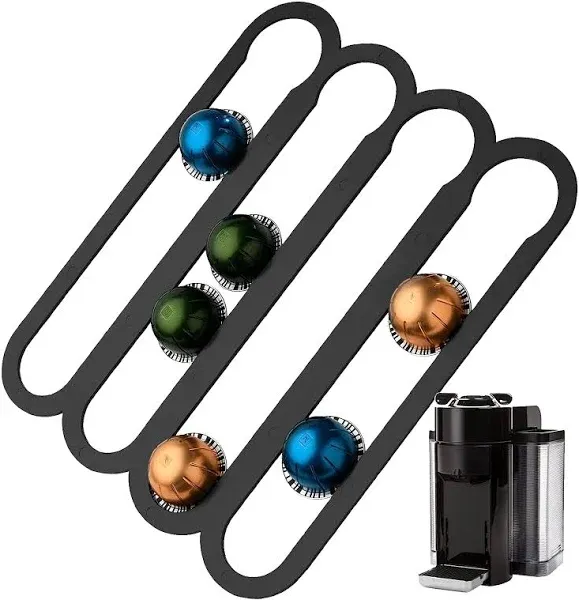 Coffee Capsule Holder for Nespresso Vertuoline Capsule Pods - Holds 20 Capsules