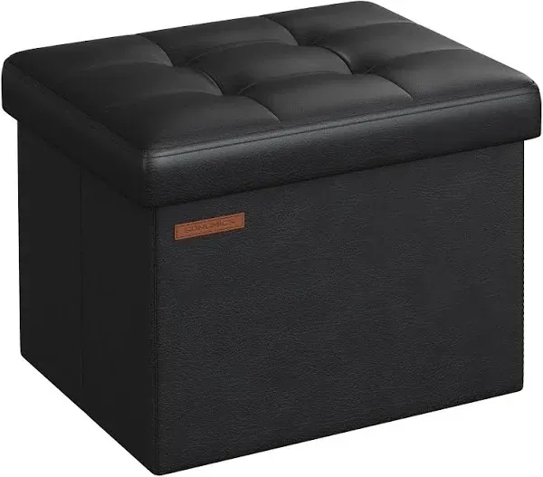 Songmics Small Folding Storage Ottoman